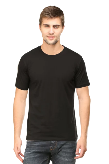 Male Round Neck Unisex Half Sleeve T-Shirt Classic Shades