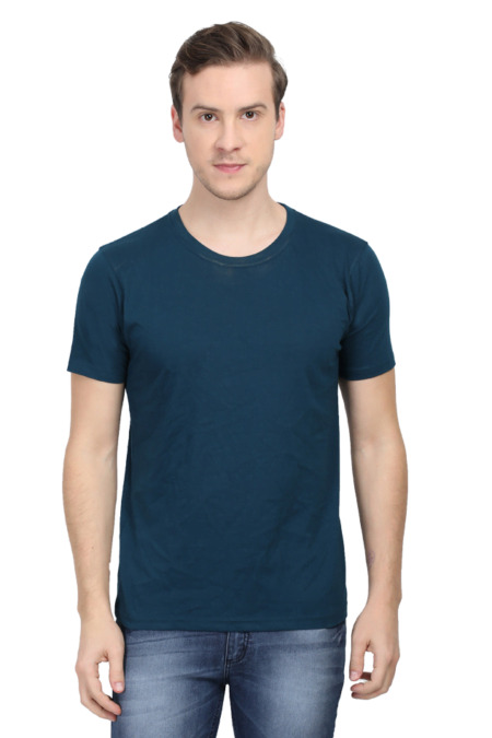 Male Round Neck Unisex Half Sleeve T-Shirt Classic - Dark Tones