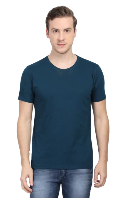 Male Round Neck Unisex Half Sleeve T-Shirt Classic - Dark Tones