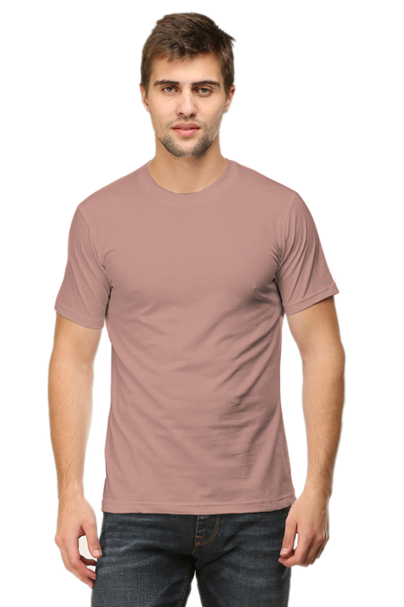 Male Round Neck Unisex Half Sleeve T-Shirt Classic - New Shades