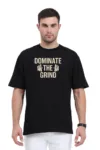 Dominate The Grind | Oversized Gym T-Shirt | Hype&Vibe