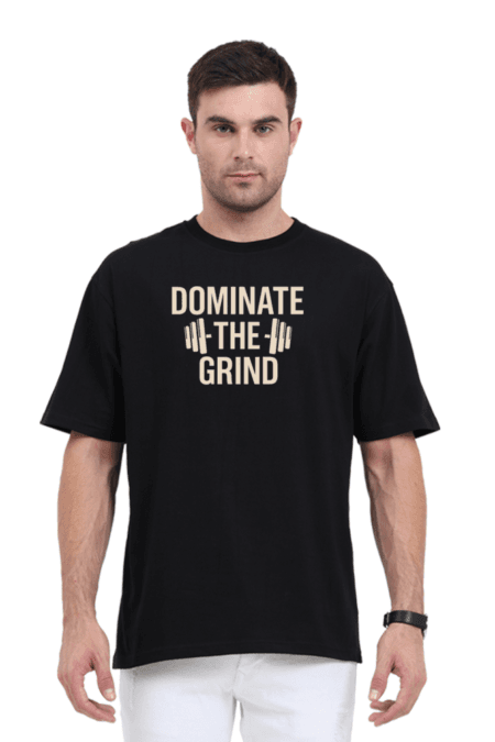 Dominate The Grind | Oversized Gym T-Shirt | Hype&Vibe